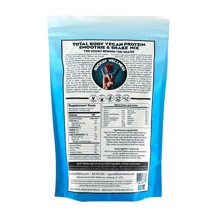Rockin Wellness Vanilla Protein