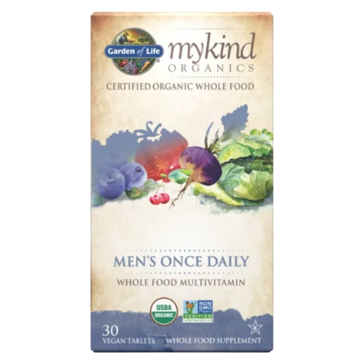 Garden of Life mykind Men's Once Daily (60 Tablets)