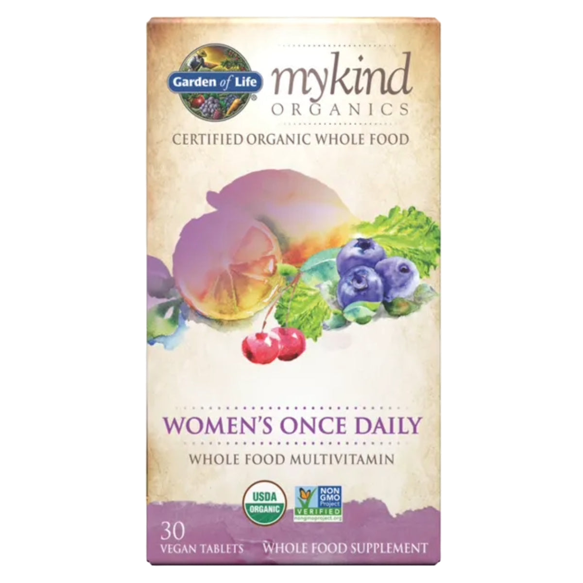 Garden of Life mykind Organics Women’s Once Daily Multi 60 Vegan Tablets