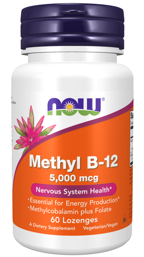 NOW Methyl B-12 5,000mg (60 Lozenges)