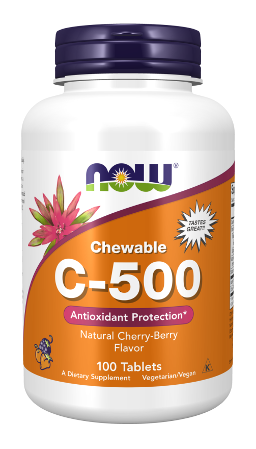 NOW Chewable C-500 100 Tablets