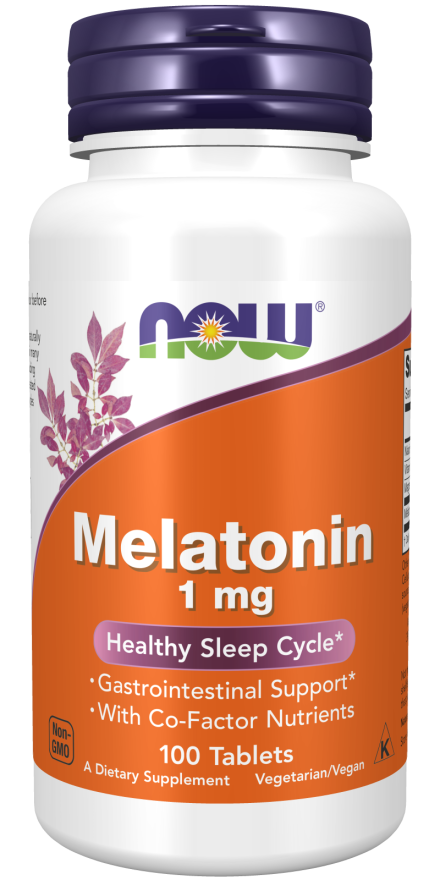 NOW Melatonin 1mg - 100 Tablets