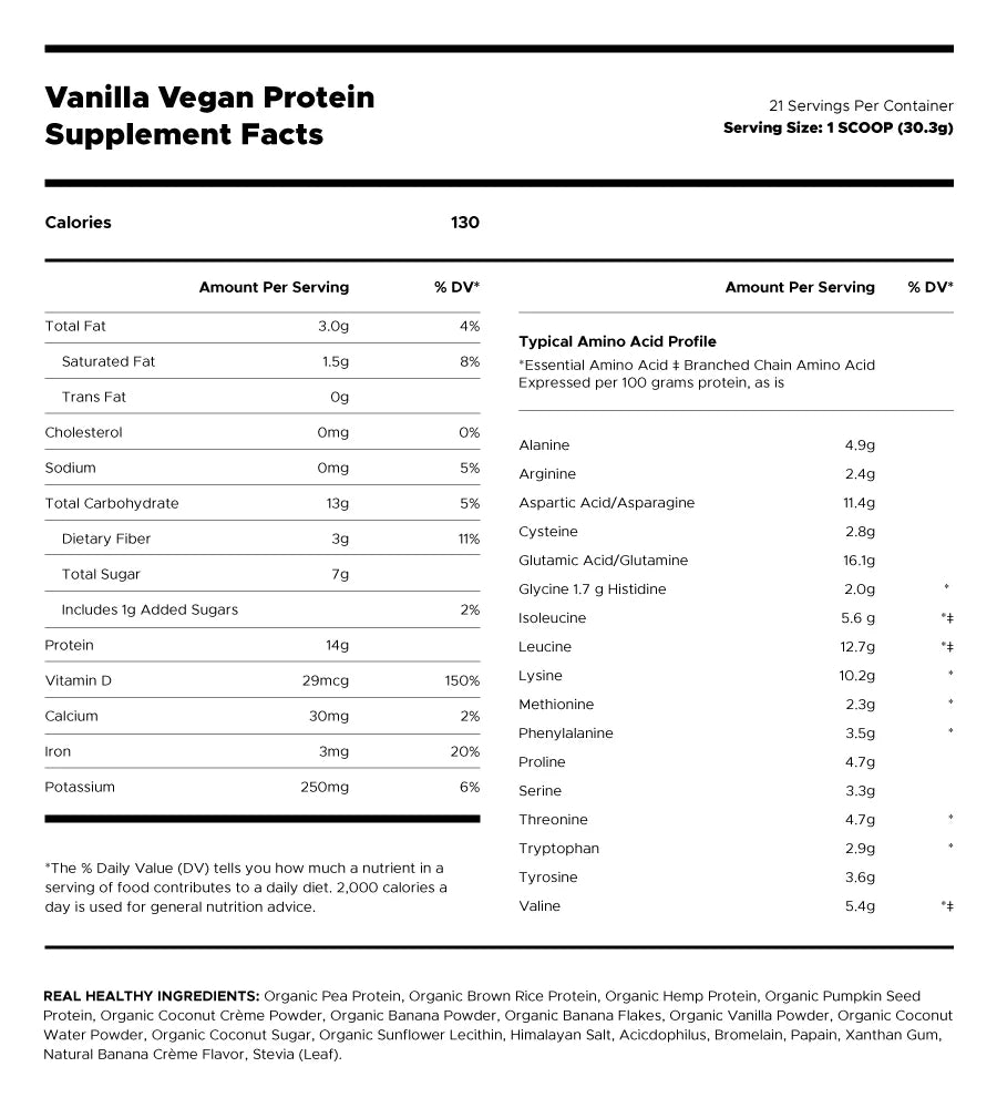 Rockin Wellness Vanilla Protein