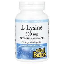 L-Lysine 500 mg 90 Capsules