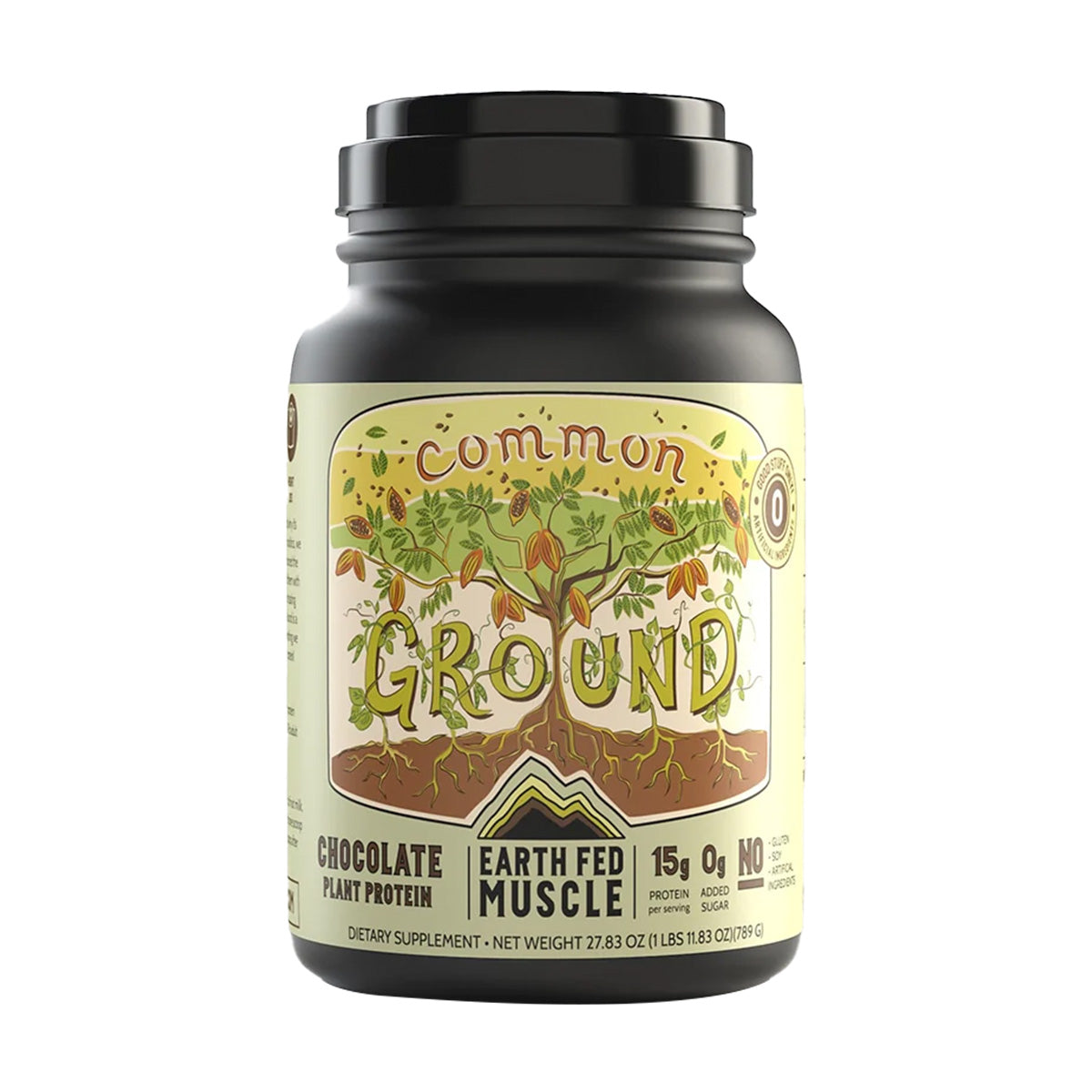Earth Fed Muscle Common Ground Chocolate Plant Protein